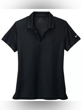 Nike Women's Black golf shirt - Medium
